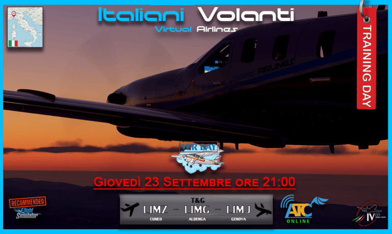 VFR Training Day n.1 in Liguria