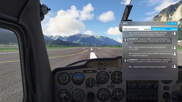 Guida completa: Come usare l'ATC in Flight Simulator 2020