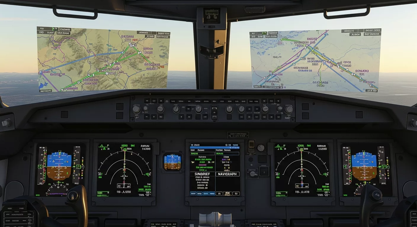 Flight Planning in MSFS 2020 con SimBrief e Navigraph: guida completa