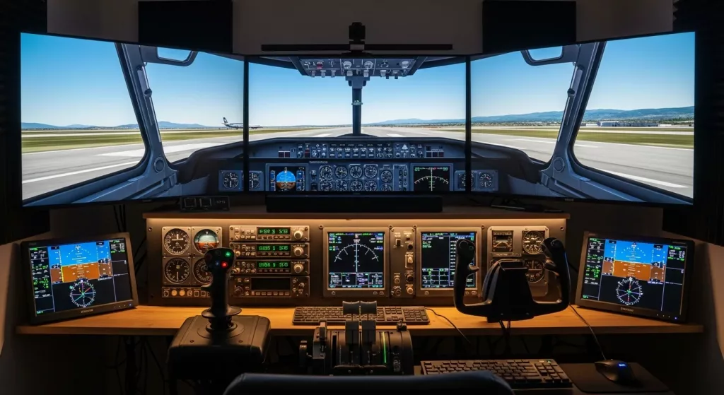 Home cockpit per MSFS: guida completa a monitor, pannelli e streaming