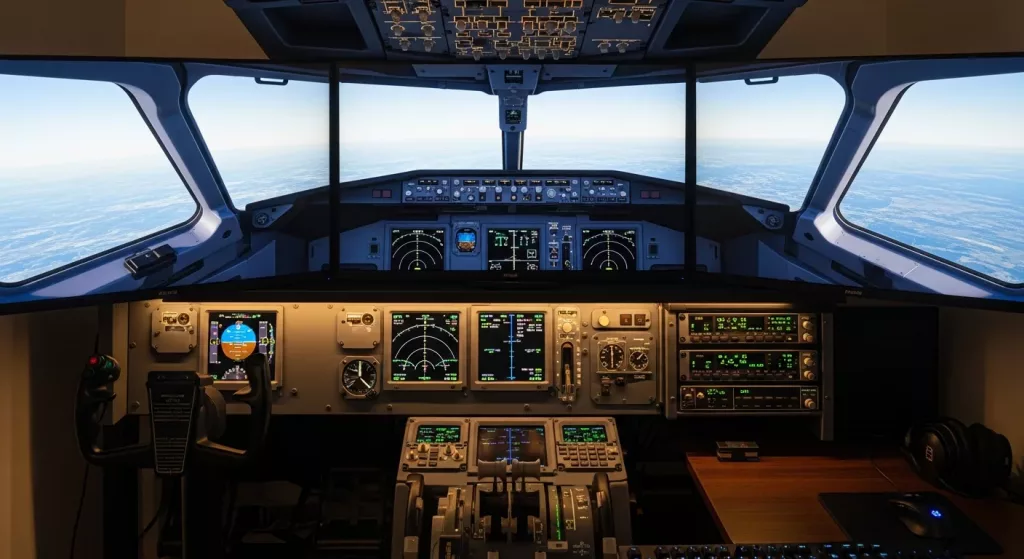 Home cockpit per MSFS: monitor, pannelli e streaming — guida completa