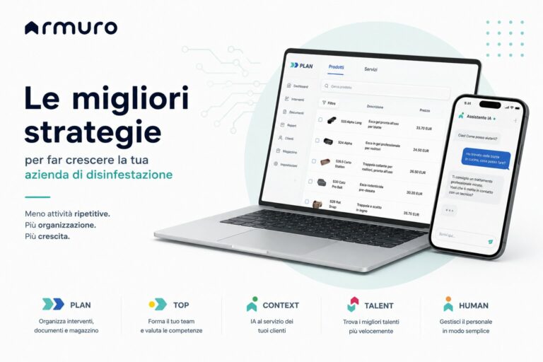 La tecnologia moderna che salva le aziende di disinfestazione dal caos quotidiano