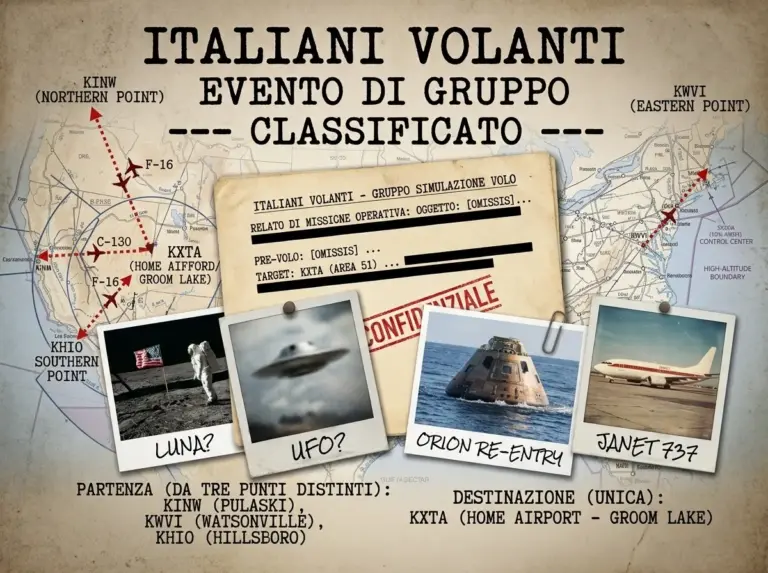 Locandina dell'evento Area 51 - Missione riservata della Virtual Airline di Italiani Volanti
